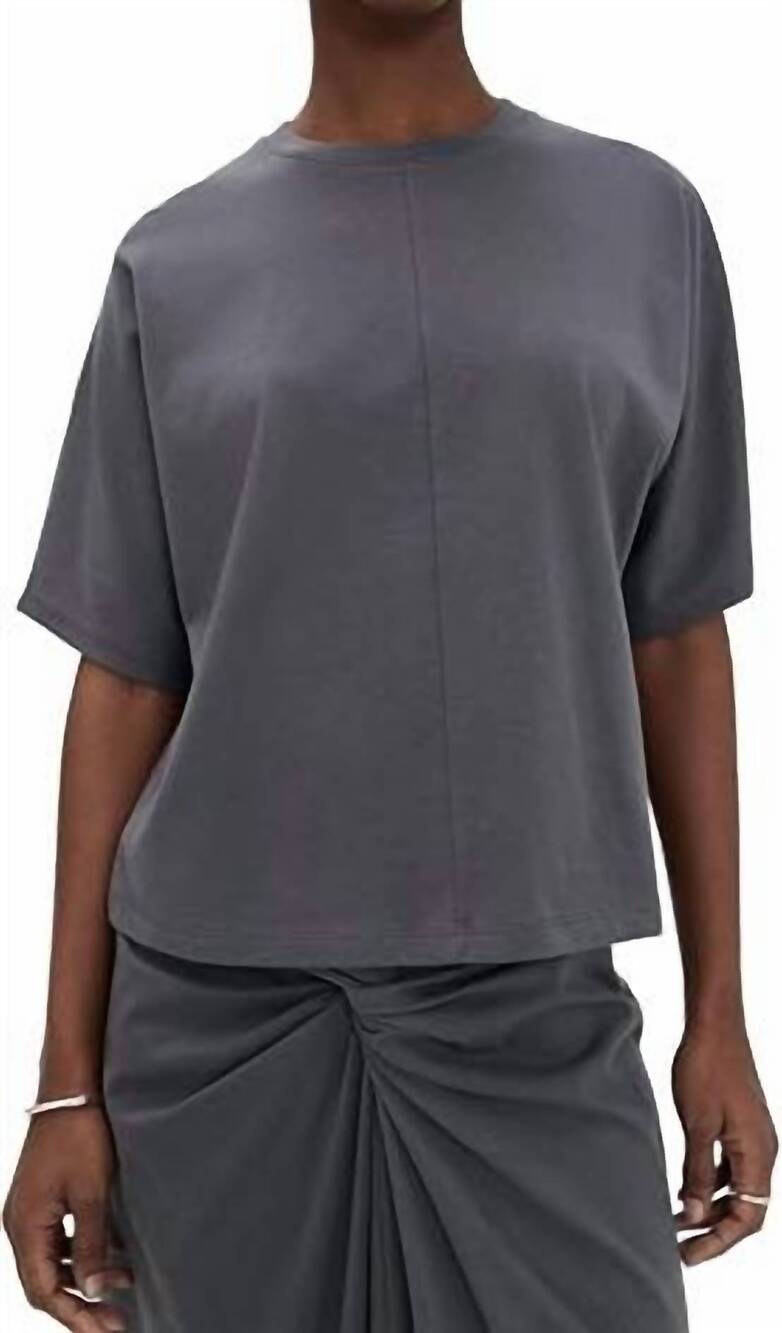 NEW VINCE short sleeve dolman tee in oceana